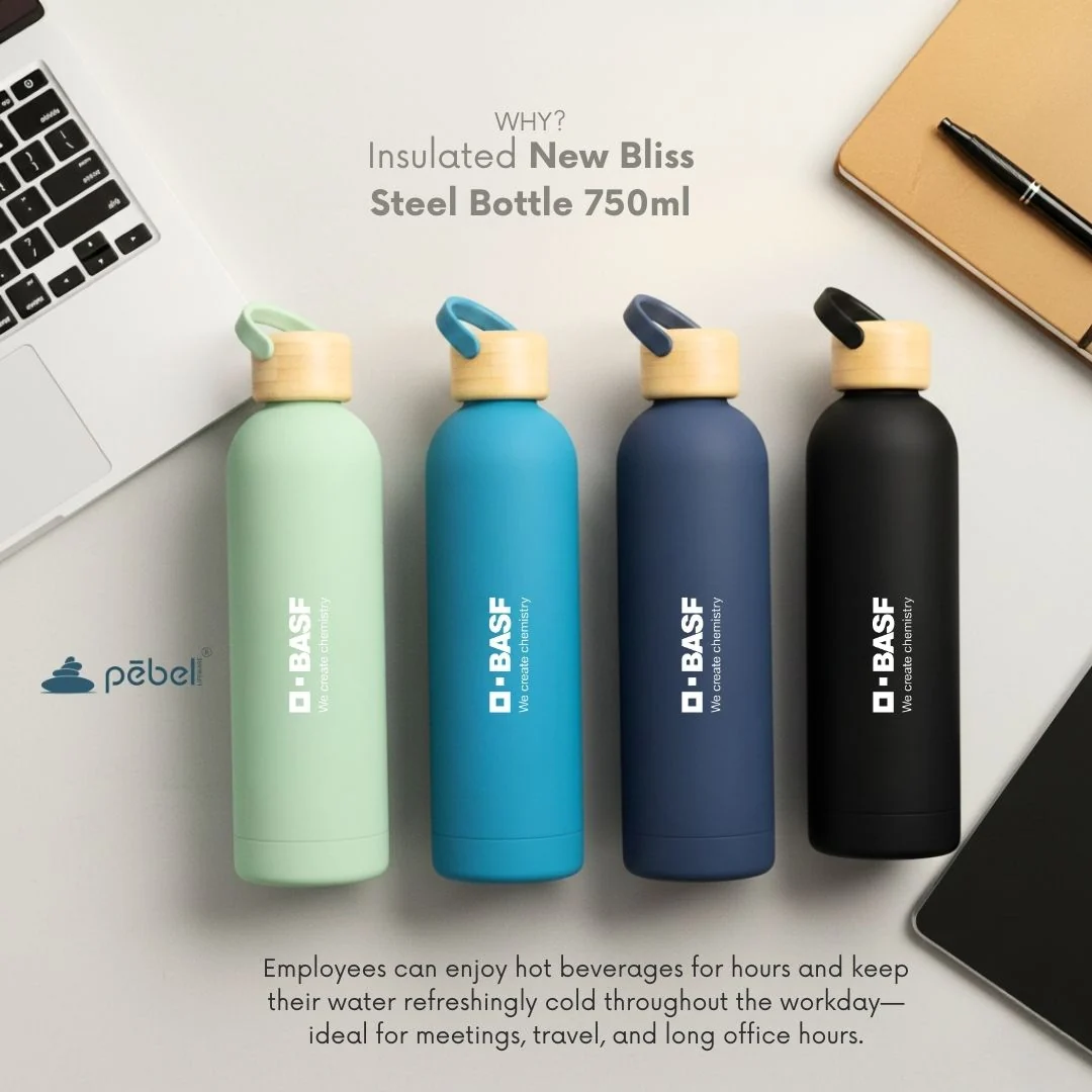 Branded corporate water bottle gift